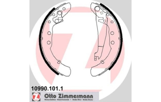 Brake Shoe Set, Image 2
