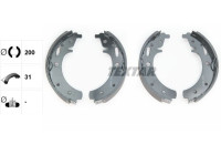Brake shoe set