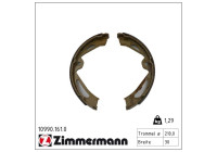Brake shoe set
