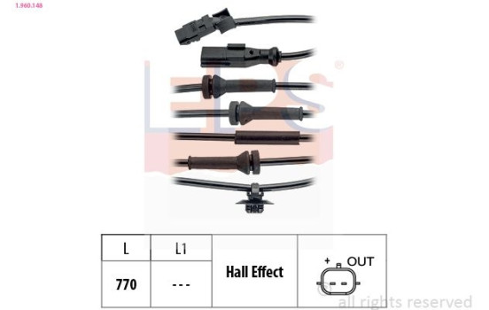 ABS-givare Made in Italy - OE Equivalent