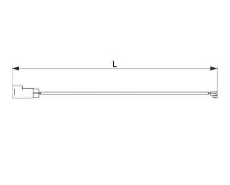 Varningskontakt, bromsbeläggsslitage AP1145 Bosch