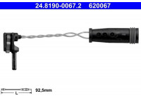 Varningssensor, bromsbeläggslitage 24.8190-0067.2 ATE