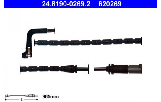 Varningssensor, bromsbeläggslitage 24.8190-0269.2 ATE