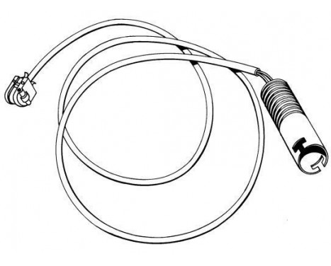 Varningssensor, bromsbeläggslitage 39514 ABS