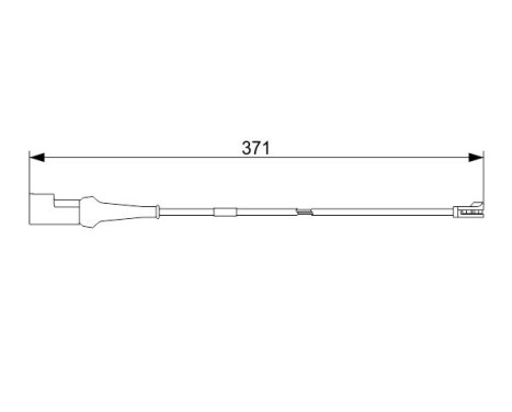 Varningssensor, bromsbeläggslitage AP1043 Bosch