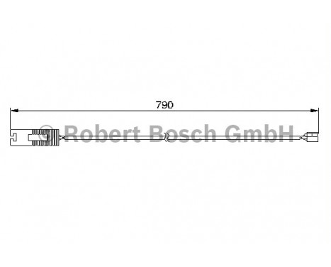 Varningssensor, bromsbeläggslitage AP184 Bosch