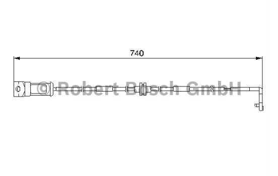 Varningssensor, bromsbeläggslitage AP190 Bosch