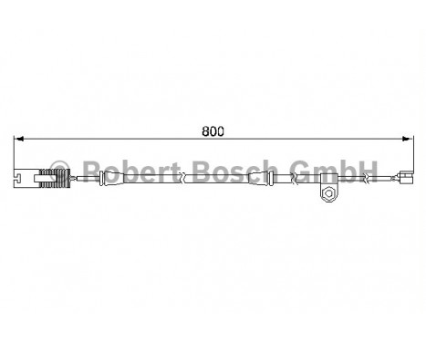 Varningssensor, bromsbeläggslitage AP200 Bosch