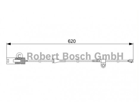 Varningssensor, bromsbeläggslitage AP207 Bosch