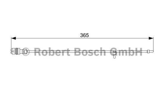 Varningssensor, bromsbeläggslitage AP312 Bosch