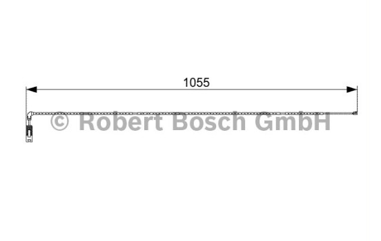 Varningssensor, bromsbeläggslitage AP802 Bosch