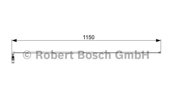Varningssensor, bromsbeläggslitage AP805 Bosch