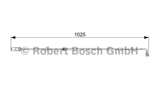 Varningssensor, bromsbeläggslitage AP819 Bosch