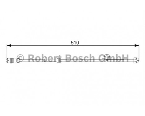 Varningssensor, bromsbeläggslitage AP822 Bosch