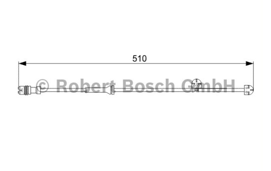 Varningssensor, bromsbeläggslitage AP822 Bosch