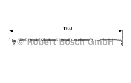 Varningssensor, bromsbeläggslitage AP824 Bosch