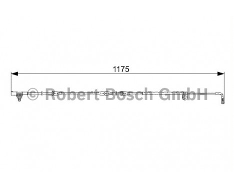 Varningssensor, bromsbeläggslitage AP825 Bosch
