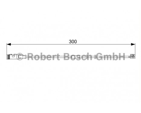 Varningssensor, bromsbeläggslitage AP826 Bosch