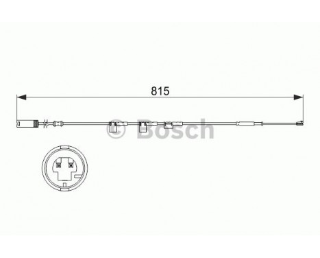Varningssensor, bromsbeläggslitage AP852 Bosch