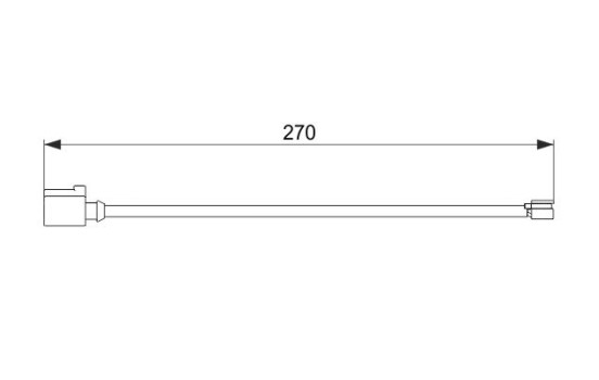 Varningssensor, bromsbeläggslitage AP854 Bosch