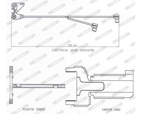 Varningssensor, bromsbeläggslitage PREMIER, bild 2