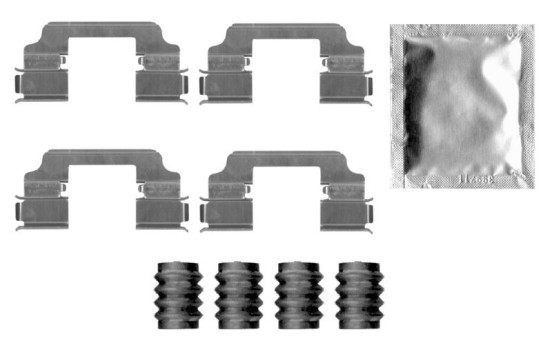 Tillbehörssats, skivbroms, bild 5
