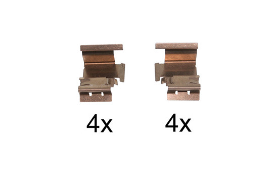 Tillbehörssats, skivbromsbelägg, bild 2