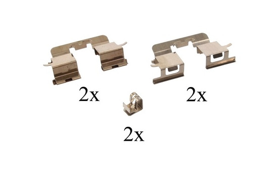 Tillbehörssats, skivbromsbelägg, bild 2