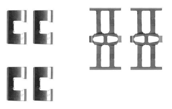 Tillbehörssats, skivbromsbelägg