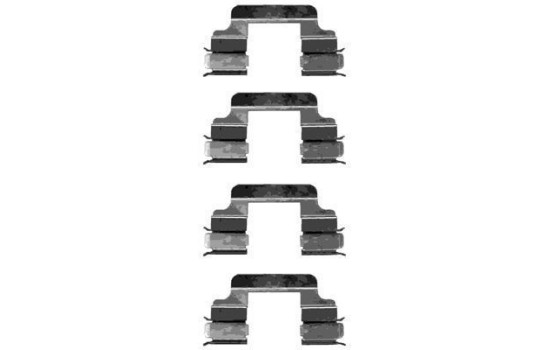 Tillbehörssats, skivbromsbelägg