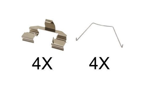 Tillbehörssats, skivbromsbelägg