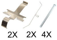 Tillbehörssats, skivbromsbelägg