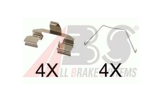 Tillbehörssats, skivbromsbelägg, bild 2