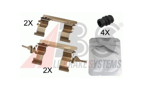 Tillbehörssats, skivbromsbelägg, bild 2