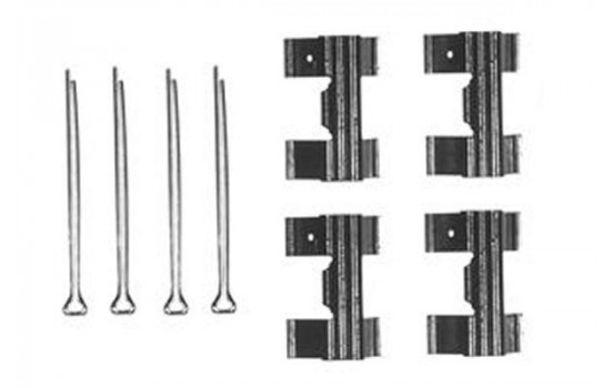 Tillbehörssats, skivbromsbelägg