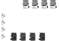 Tillbehörssats, skivbromsbelägg