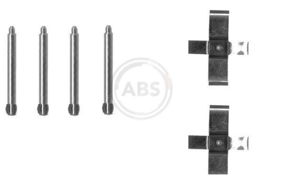 Tillbehörssats, skivbromsbelägg, bild 3