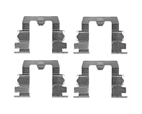 Tillbehörssats, skivbromsbelägg