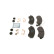 Brake Pad BP1019 Bosch, miniatyr 2