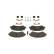 Brake Pad BP1019 Bosch, miniatyr 3