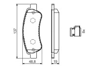 Brake Pad BP1020 Bosch