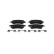 Brake Pad BP1355 Bosch, miniatyr 4