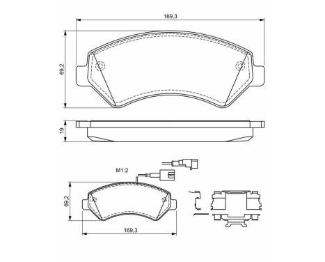 Brake Pad BP1501 Bosch, bild 6