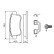 Brake Pad BP1750 Bosch, miniatyr 7