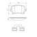 Brake Pad BP2506 Bosch, miniatyr 5