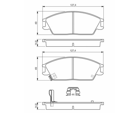 Brake Pad BP2693 Bosch, bild 6