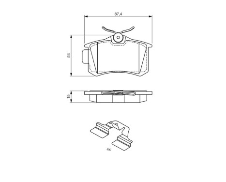 Brake Pad BP2695 Bosch, bild 8