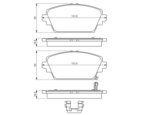 Brake Pad BP379 Bosch, bild 7