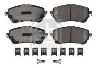 bromsbeläggssats 181251 FEBI