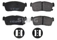 bromsbeläggssats 88916662 Swag